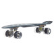 Пенні борд Penny Board круїзер пластиковий з колесами які світяться FISH темно-синій