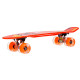 Пенні борд Penny Board круїзер пластиковий з колесами які світяться FISH помаранчевий