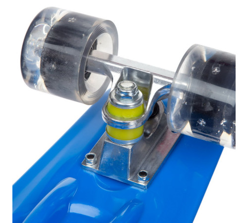 Пенні борд Penny Board круїзер пластиковий з колесами які світяться FISH синій