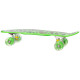 Пенні борд Penny Board круїзер пластиковий з колесами які світяться FISH оливковий