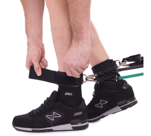 Эспандер многофункциональный для фитнеса 5 жгутов Resistance Band SP-Sport в чехле разноцветный