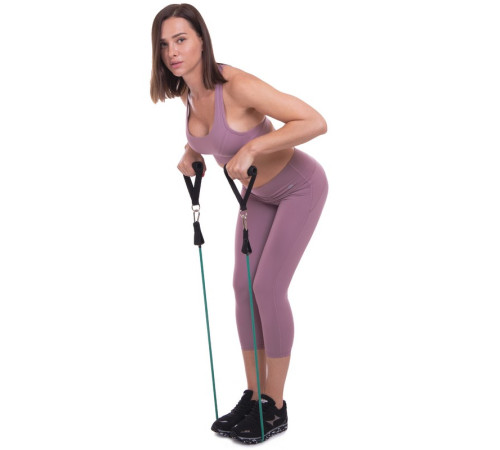 Эспандер многофункциональный для фитнеса 5 жгутов Resistance Band SP-Sport в чехле разноцветный