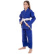 Кімоно для бразильського джиу-джитсу BJJ синє куртка штани та пояс CORE 140-180см синій
