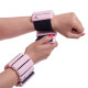Утяжелители-браслеты для рук и ног с силиконовым покрытием FITNESS BRACELETS 2x0,5кг розовый