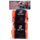Бинти кистьові для жиму STRENGTH WRIST WRAPS Zelart 2штуки чорний-помаранчевий