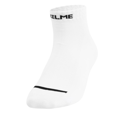 Шкарпетки спортивні унісекс короткі KELME FLAT розмір M-L білий