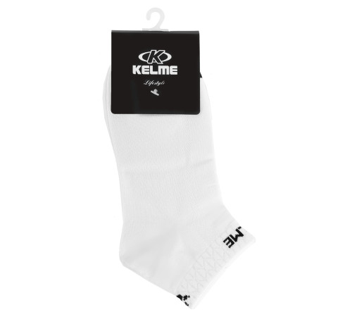 Шкарпетки спортивні унісекс короткі KELME FLAT розмір M-L білий