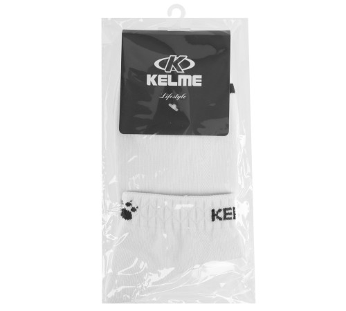 Шкарпетки спортивні унісекс короткі KELME FLAT розмір M-L білий