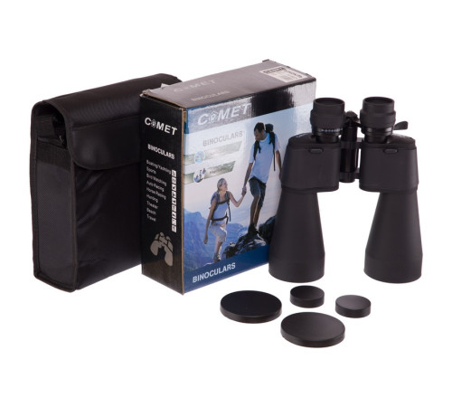 Бінокль COMET Zoom 10-90х80 чорний