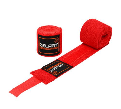 Бінти боксерські бавовна 2штуки Zelart 3м кольори в асортименті