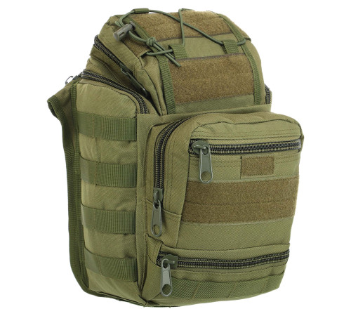 Сумка тактическая через плечо Military Rangers розмір 30x23x13см 9л кольори в асортименті