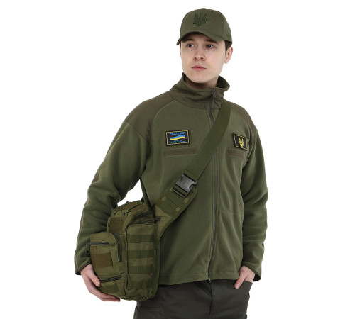 Сумка тактическая через плечо Military Rangers розмір 30x23x13см 9л кольори в асортименті
