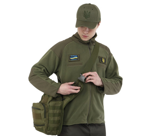 Сумка тактическая через плечо Military Rangers розмір 30x23x13см 9л кольори в асортименті
