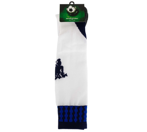 Гетри дитячі із символікою футбольного клубу SPOINT MANCHESTER UNITED AWAY 2025 розмір 32-39 білий-синій