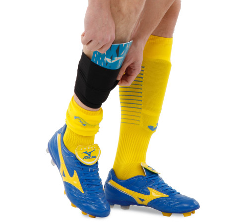 Щитки футбольні Joma SPIDER L синій-чорний