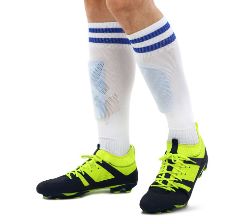 Щитки футбольні KELME S-M блакитний