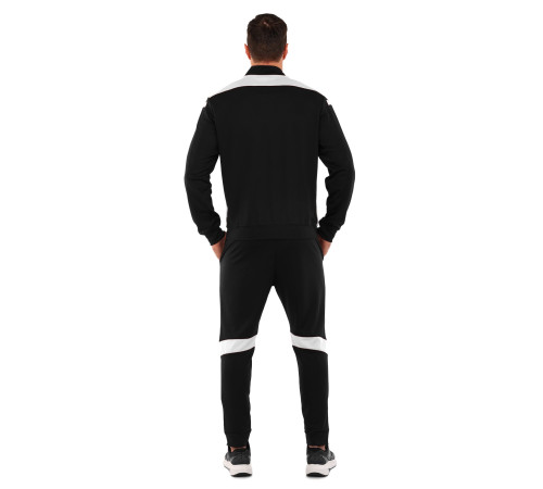 Костюм спортивний кофта на блискавці та штани Joma CHAMPIONSHIP VI 6XS-2XL чорний-білий
