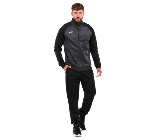 Костюм спортивний кофта на блискавці та штани Joma ACADEMY IV 6XS-XL чорний
