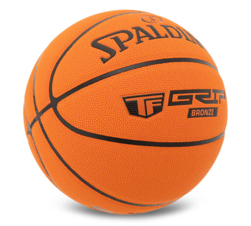 Мяч баскетбольный SPALDING TF BRONZE GRIP размер 7 оранжевый