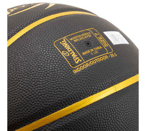 Мяч баскетбольный SPALDING SUPER3 размер 7 черный