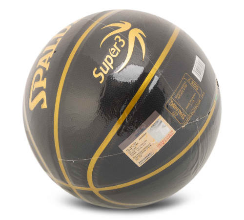 Мяч баскетбольный SPALDING SUPER3 размер 7 черный