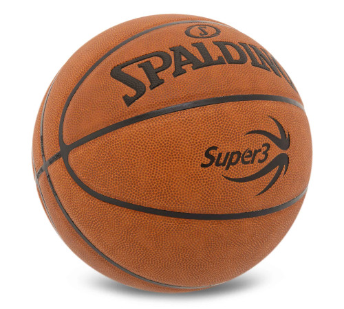 Мяч баскетбольный SPALDING SUPER3 размер 7 коричневый