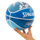 Мяч баскетбольный резиновый SPALDING SKETCH DRIBBLE размер 7 синий