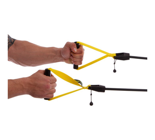 Тренажер для плавания с ручками для тренировки гребка MadWave ROWER TRAINER DRY длина 1,2м цвета в ассортименте