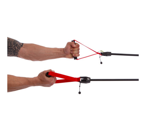 Тренажер для плавания с ручками для тренировки гребка MadWave ROWER TRAINER DRY длина 1,2м цвета в ассортименте