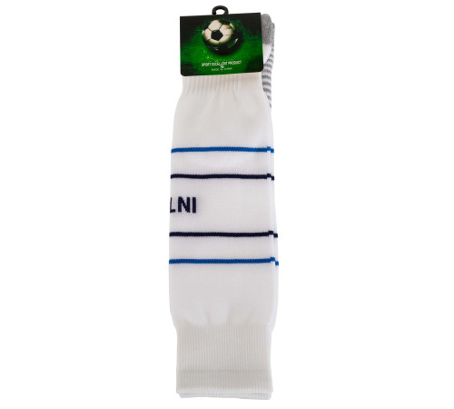 Гетри дитячі із символікою футбольного клубу SPOINT INTER MILAN AWAY 2025 розмір 32-39 білий