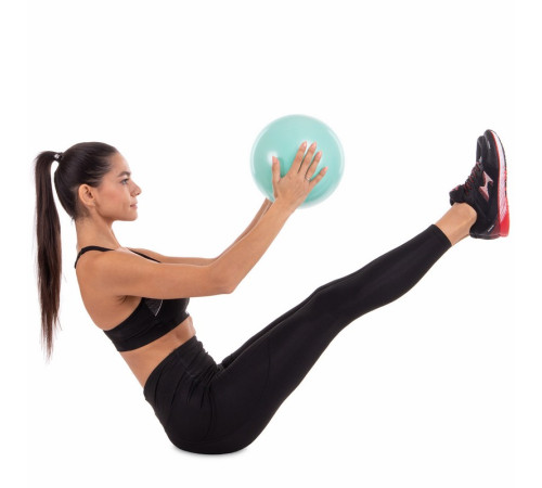 М'яч для пілатесу та йоги Pilates ball Mini Pastel Zelart 20см м'ятний