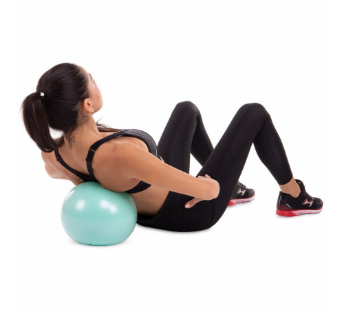М'яч для пілатесу та йоги Pilates ball Mini Pastel Zelart 20см м'ятний