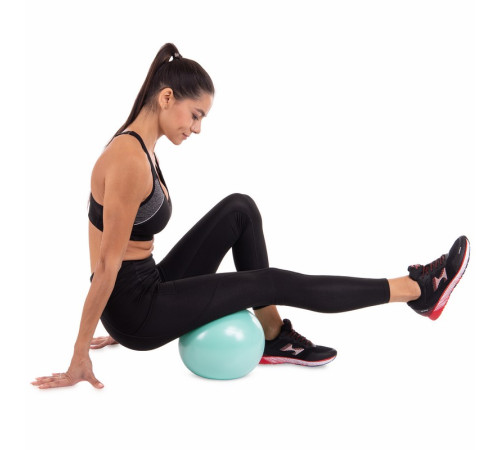 М'яч для пілатесу та йоги Pilates ball Mini Pastel Zelart 20см м'ятний