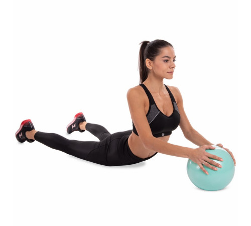 М'яч для пілатесу та йоги Pilates ball Mini Pastel Zelart 20см м'ятний
