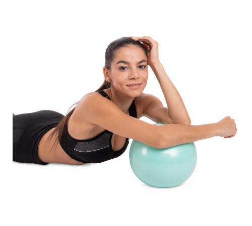 М'яч для пілатесу та йоги Pilates ball Mini Pastel Zelart 20см м'ятний