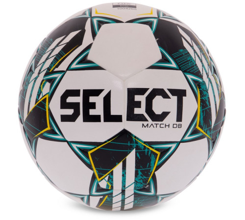 М'яч футбольний SELECT MATCH DB V23 №5 білий-зелений