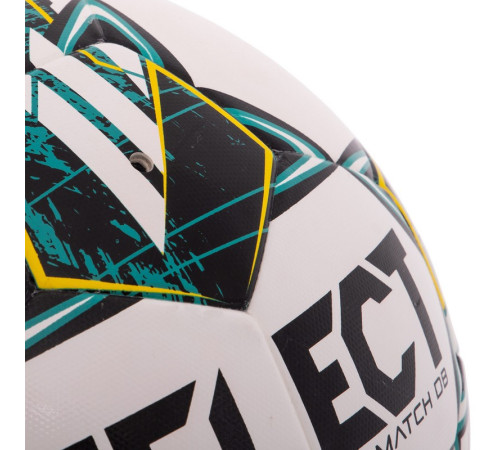 М'яч футбольний SELECT MATCH DB V23 №5 білий-зелений