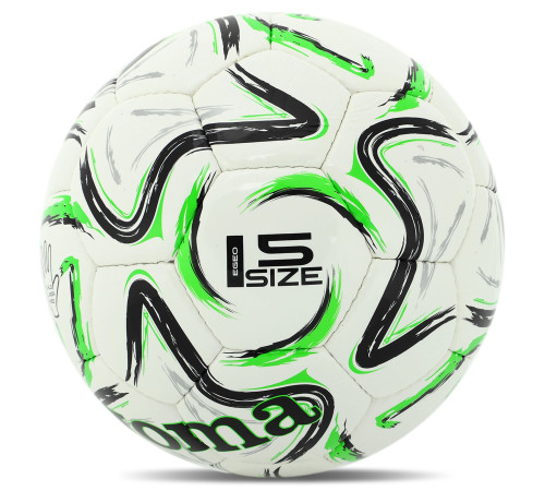 М'яч футбольний Joma EGEO II №5 PU білий-зелений