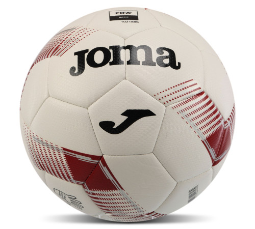 Мяч футбольный Joma №4 белый-бордовый