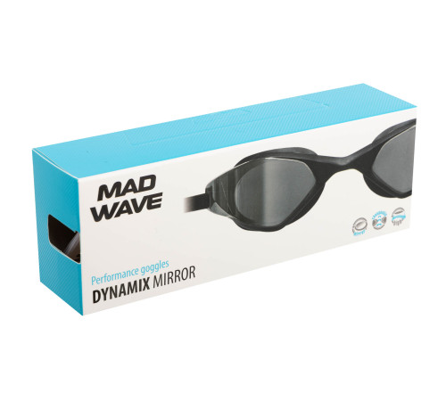 Очки для плавания взрослые MadWave Dynamix mirror цвета в ассортименте
