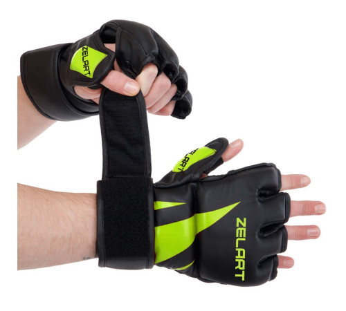 Рукавиці для змішаних єдиноборств MMA Zelart M-XL кольори в асортименті