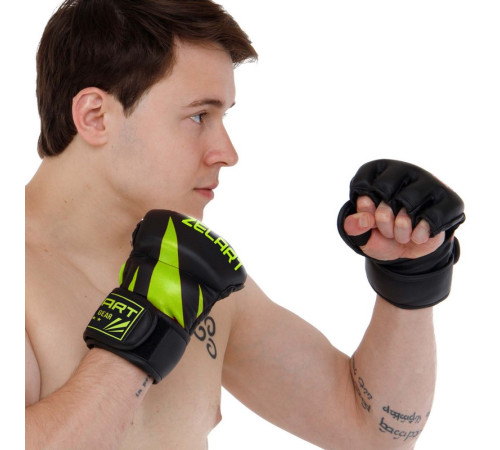 Рукавиці для змішаних єдиноборств MMA Zelart M-XL кольори в асортименті