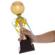 Кубок спортивный наградной SP-Sport Ball высота 33см золотой