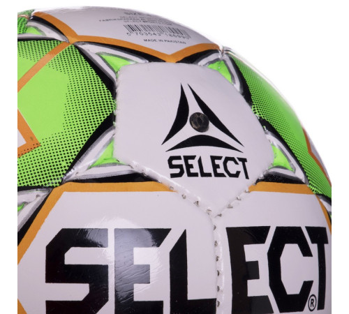 Мяч футзальный SELECT TALENTO 9 №4 PU белый-зеленый