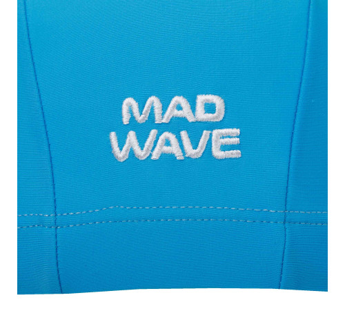 Шапочка для плавання текстильна MadWave Adult Lycra блакитний