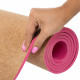 Килимок для йоги Пробковий каучуковий двошаровий Yoga mat SP-Sport 183x61x0,6см кольори в асортименті