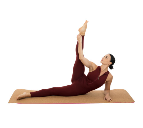 Килимок для йоги Пробковий каучуковий двошаровий Yoga mat SP-Sport 183x61x0,6см кольори в асортименті
