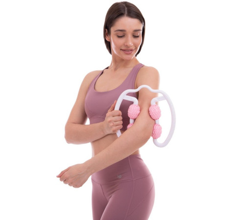 Масажер роликовий для м'язів шиї та плечей 4 масажера Beautiful Body SP-Sport кольори в асортименті