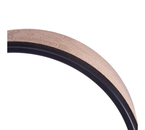 Колесо для йоги коркове SP-Sport Fit Wheel Yoga чорний-коричневий