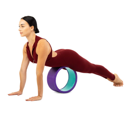 Колесо для йоги масажне SP-Sport Fit Wheel Yoga фіолетовий